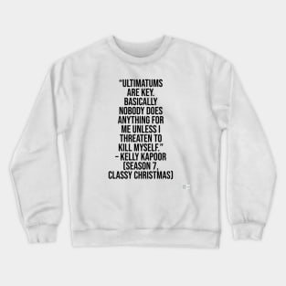 the office funny quote Crewneck Sweatshirt